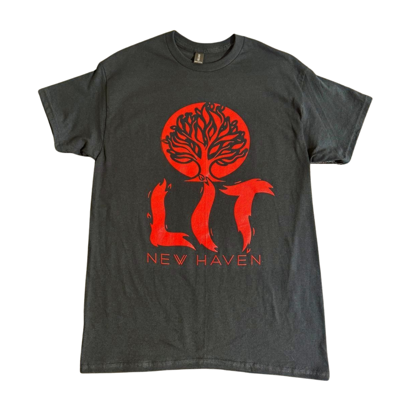 Photograph of product: LIT | Tee | T-Shirts | Blk/Red (S)