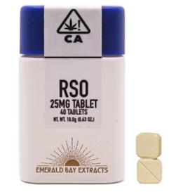 Photograph of product: Emerald Bay - Tablets - Cadillac Rainbows - 100mg