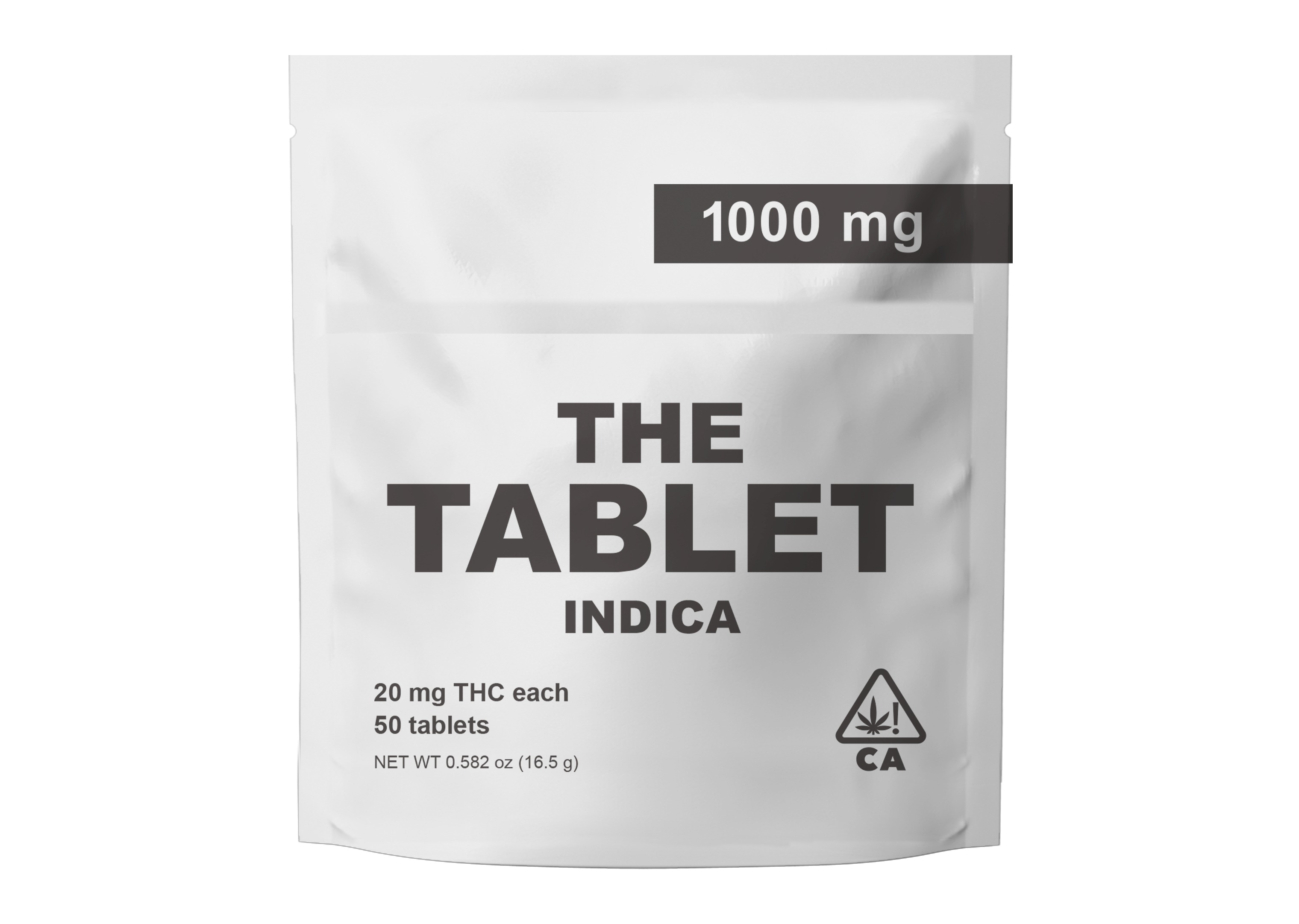 Photograph of Product: THE TABLET Indica / 50 tablets / 1000 mg