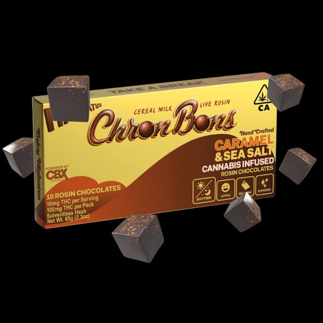 Photograph of product: Highatus Caramel & Sea 100mg Rosin Chocolate - 