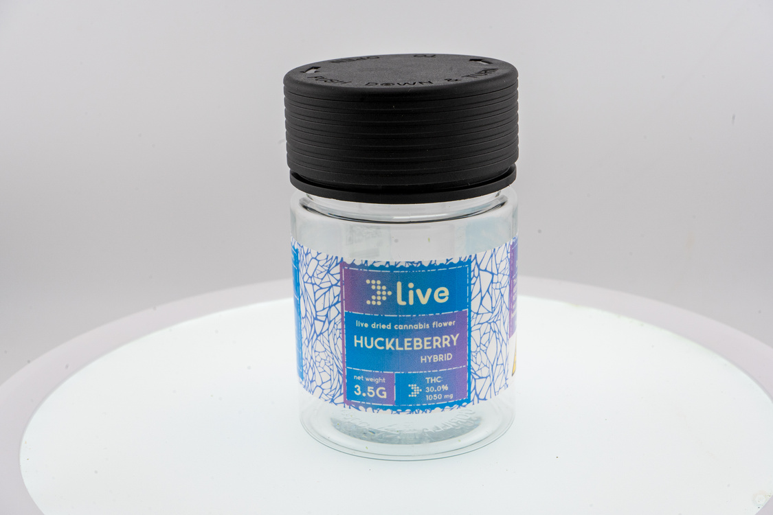 Photograph of product: Flower Jar - Huckleberry - 3.5g