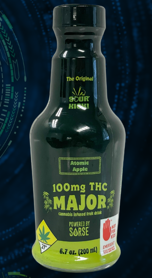 Photograph of product: Atomic Apple Fruit Drink (DOH)