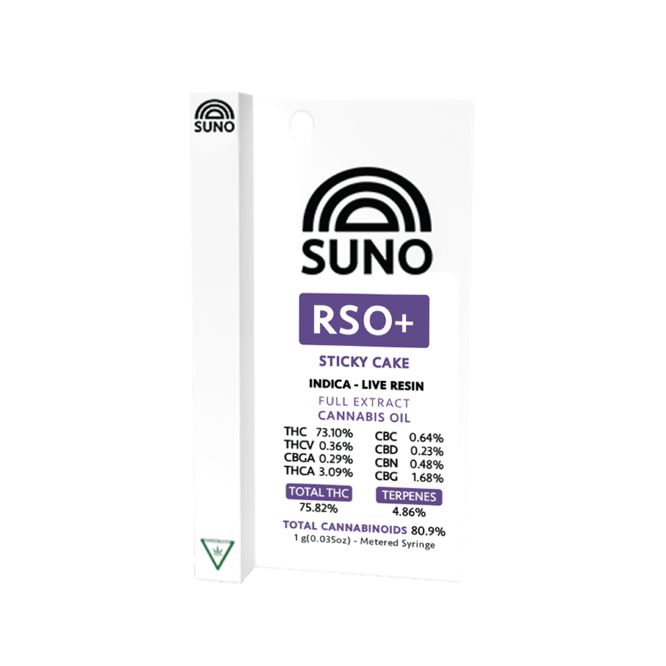 Photograph of product: 1g RSO+ Syringe (Oui'd - Sticky Cake)