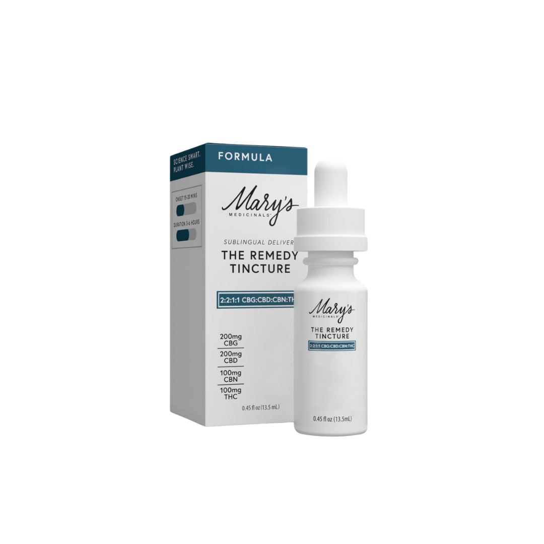 Photograph of product: Mary's Medicinals | Formula 2:2:1:1 CBG:CBD:CBN:TH-oui Sublingual Oil