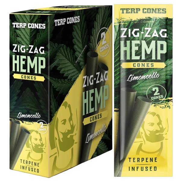 Photograph of product: Zig-Zag - Limoncello - Hemp Cones