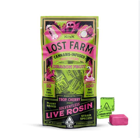 Photograph of product: Lost Farm Dragonfruit Gummies
