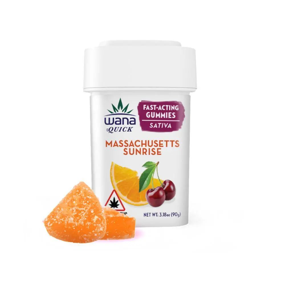 Photograph of product: Massachusetts Sunrise Oui'd Fast Acting Gummies 20pk | 100mg