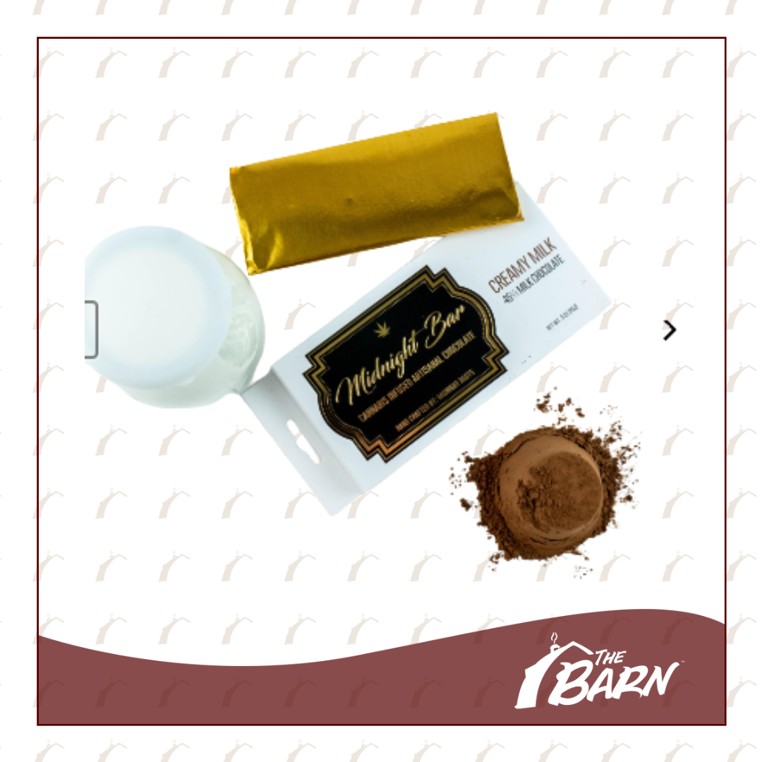 Photograph of product: Midnight Roots 200mg Chocolate Bar - Milk Chocolate - REC