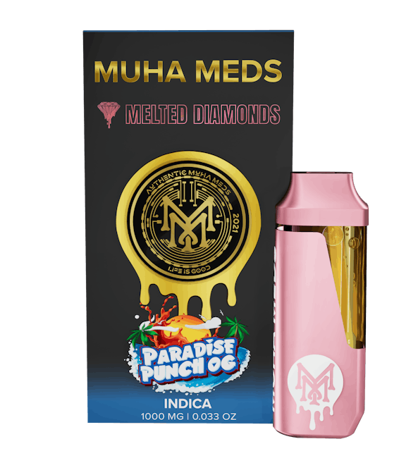 Photograph of product: Paradise Punch OG Melted Diamonds Disposable 1g - 