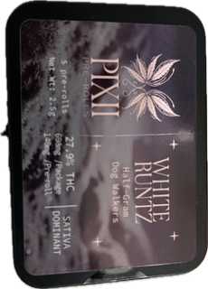 Photograph of product: PIXXII | Pre-Roll 5pk | White Runtz