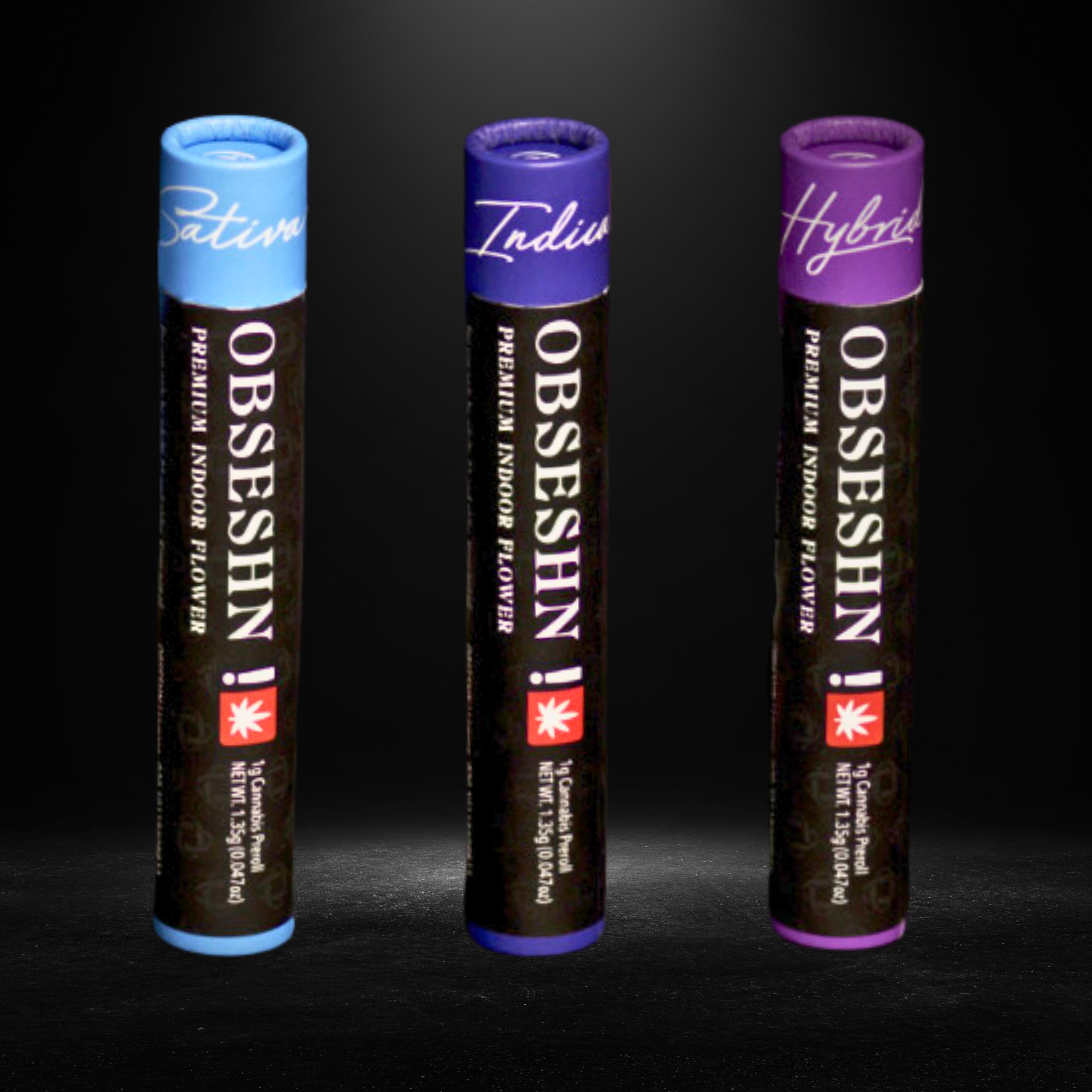 Photograph of product: OBSESHN | Honeycomb Pave/Black Ice - Variety Infused 6pk Pre-Rolls