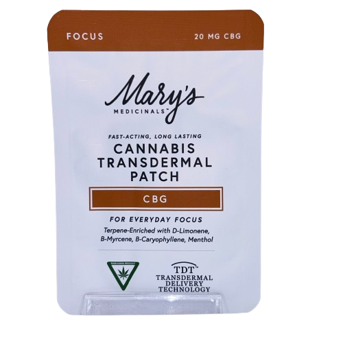 Photograph of product: 20mg Cbg Transdermal Patch