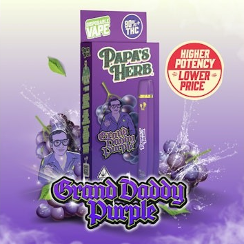 Photograph of product: Grand Daddy Purple 1g Disposable