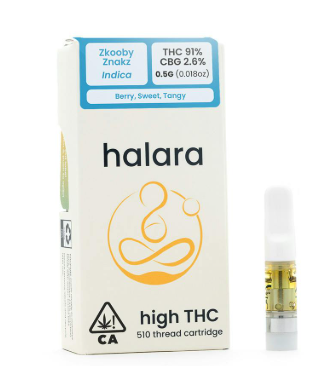 Photograph of product: Halara - Zkooby Znakz - Cartridge - Indica