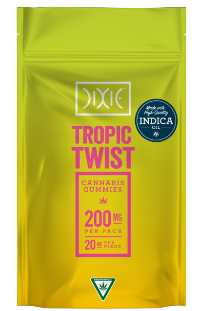 Photograph of product: Tropic Twist | Oui'd | Gummies 200mg