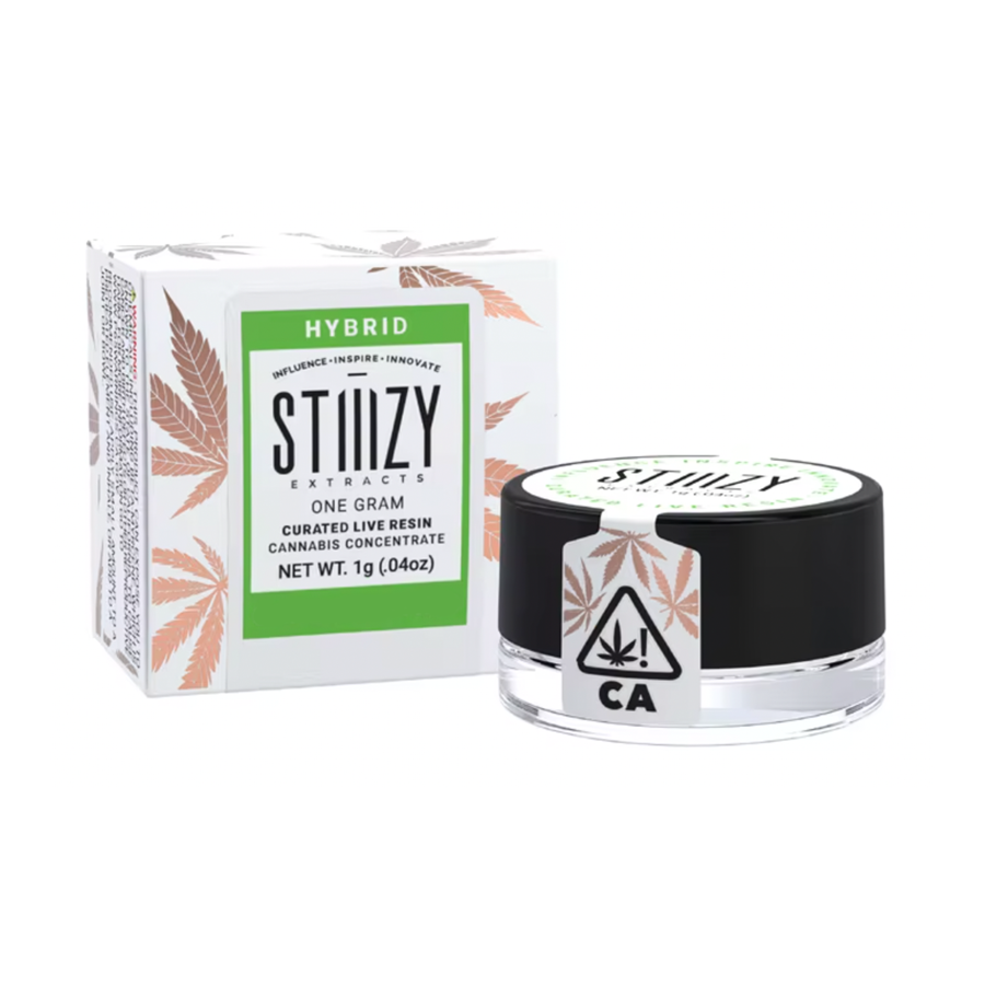 Photograph of product: STIIIZY LIVE RESIN EXTRACT - BERRY SUNDAE 1G