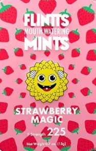 Photograph of product: FLINTTS MINTS STRAWBERRY MAGIC F STRENGTH 225 | 30CT
