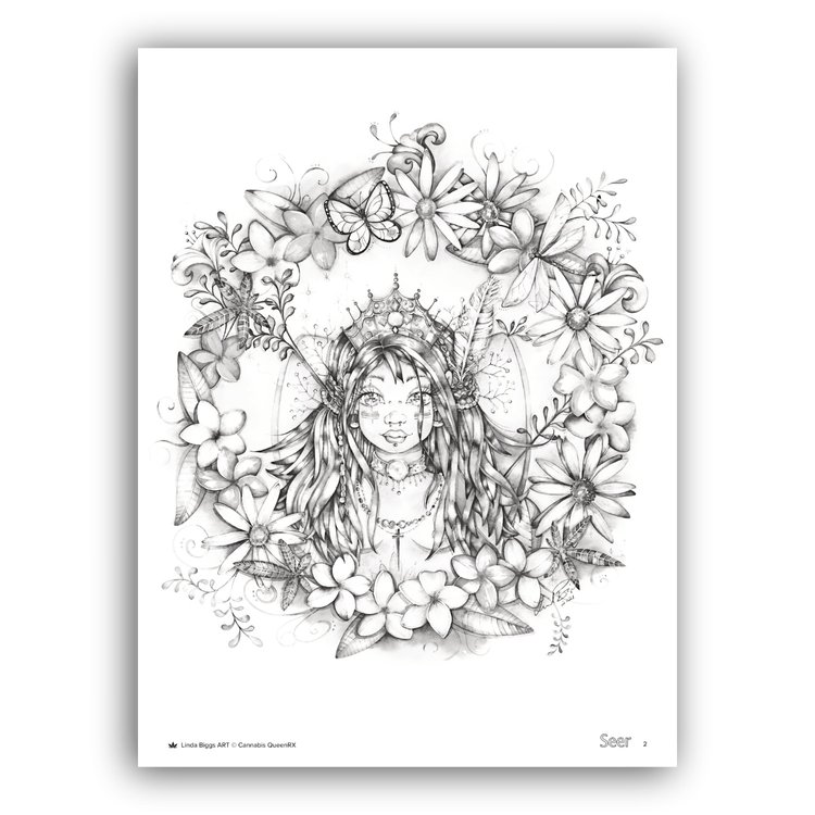 Photograph of product: Coloring Book | Oui'd Queen Rx