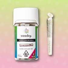 Photograph of product: 2. Oui'dsy 7pk x .5g Kief + Terpene Infused Pre Roll - Watermelon (H) - 