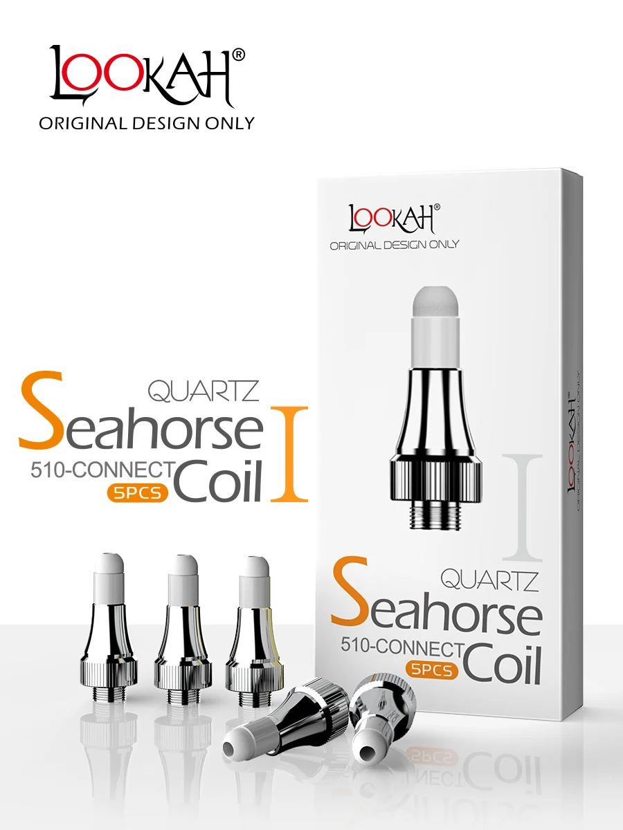 Photograph of product: Lookah - Seahorse Coils - Coil I - Quartz