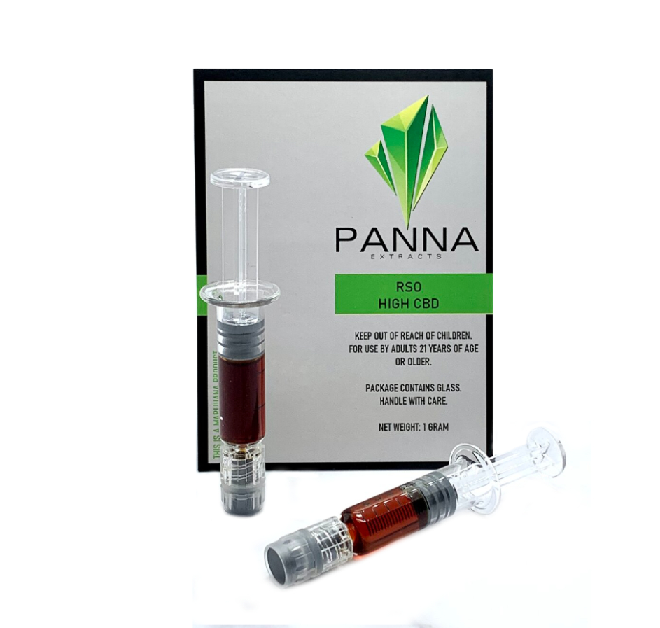 Photograph of product: Full Spectrum RSO - 1g (1:2) | High CBD | Panna Extracts