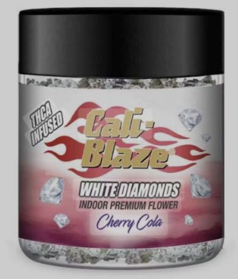 Photograph of product: Cali-Blaze Cherry Cola 3.5g TH-ouia Diamond Infused