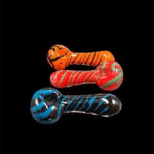 Photograph of product: Himalayan Group Inc - SWLA Tiger Swirl Hand Pipe - RS3494 - Himalayan Group Inc - SWLA Tiger Swirl Hand Pipe - RS3494