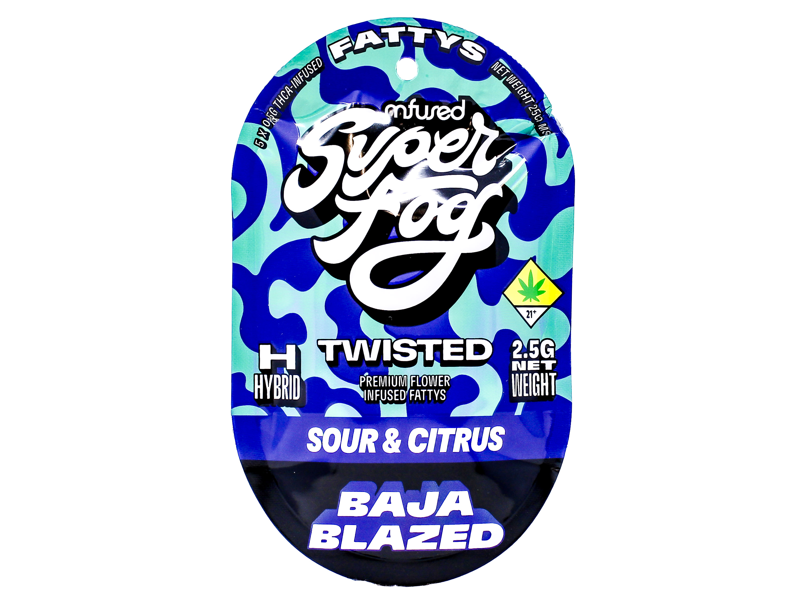 Photograph of product: MFD Baja Blazed Infused Preroll 5pk 46726