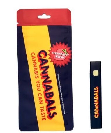 Photograph of Product: Cannabals | Vape | Strawberry Kush | 1g AIO