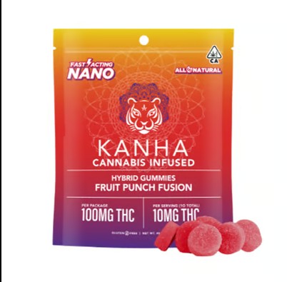 Photograph of product: Fruit Punch Fusion Gummies | 100mg