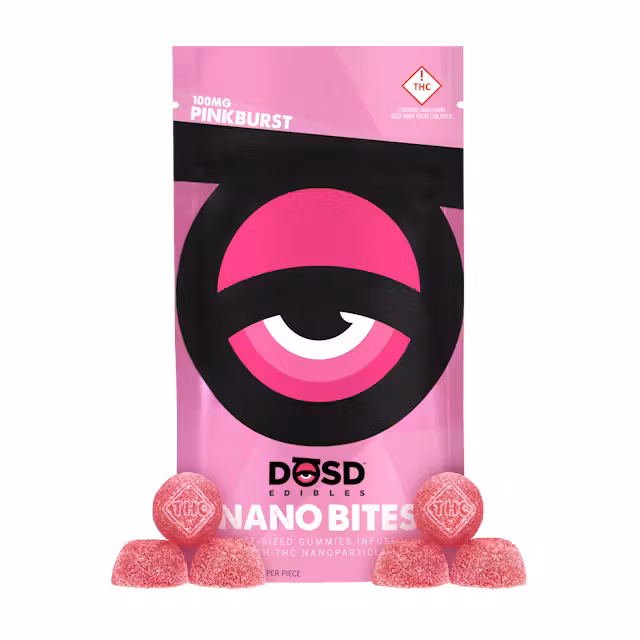 Photograph of product: Pinkburst | 10MG - 10PK Nano Bites