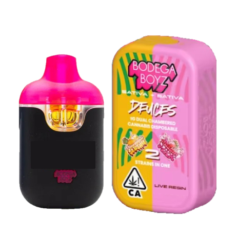 Photograph of product: PINEAPPLE SLUSHIE X STRAWBERRY MILK - 1G AIO DUAL