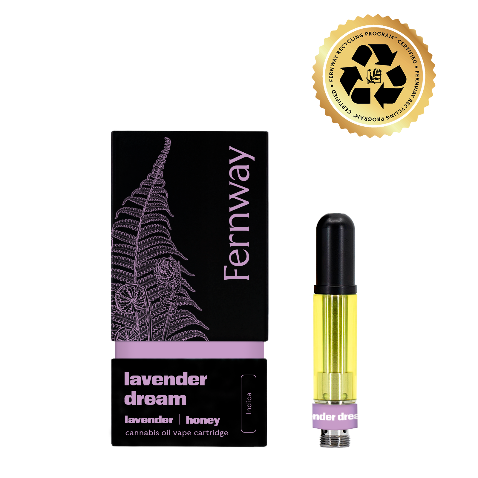 Photograph of product: Lavender Dream | 1g | Vape | Fernway