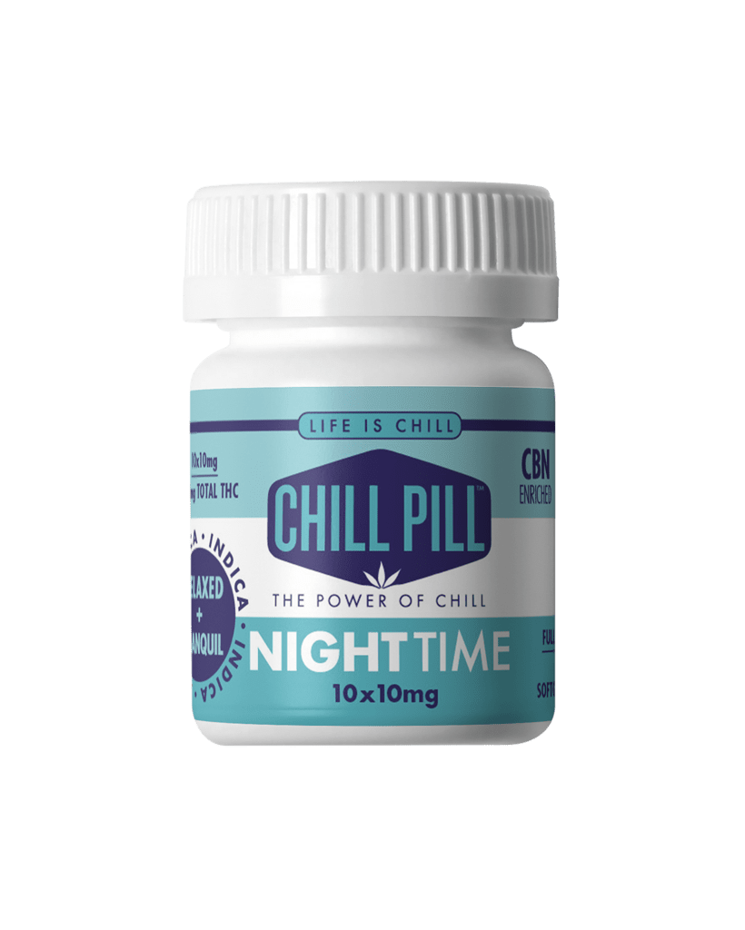 Photograph of Product: 100mg Nighttime Caps 10pk (I) (0.1g)