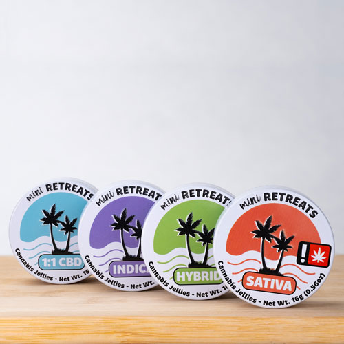 Photograph of product: W.V.A. - Retreats - 1:1 Mini Gummies 2pk