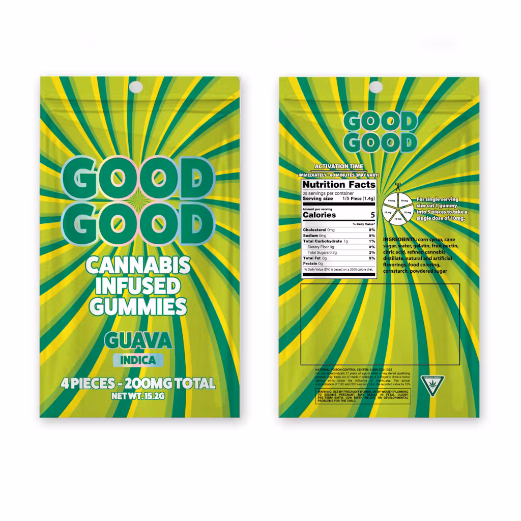Photograph of product: Good Good - 200mg Gummies - Guava
