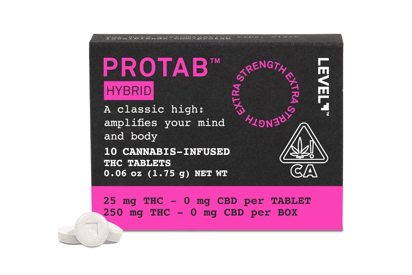 Photograph of product: LEVEL | Hybrid ProTab (10 Tablets) I 250mg