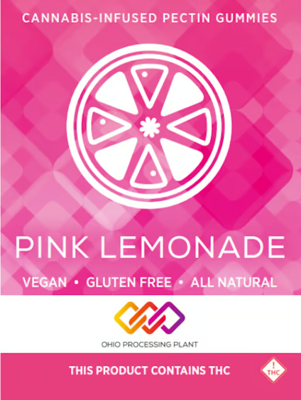 Photograph of product: Pink Lemonade Gummies 110mg -10pk