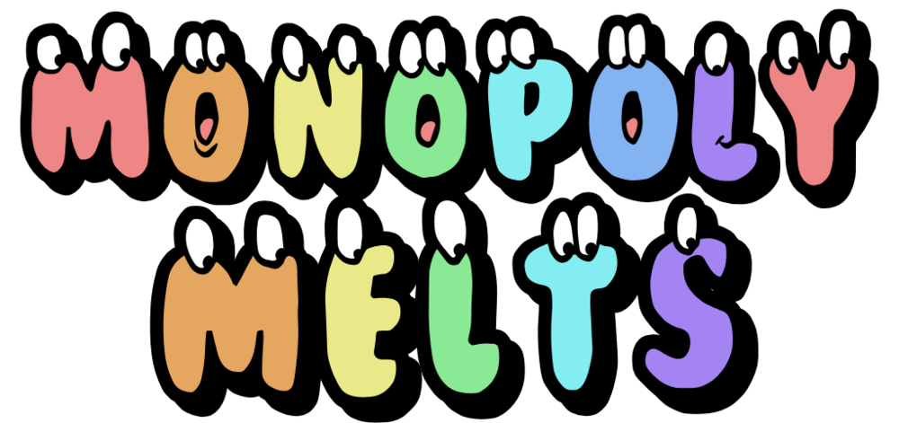 Photograph of product: Monopoly Melts | Moonbow x Zquirt Donut