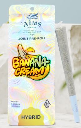 Photograph of product: BANANA CREAM [H] PREROLL - 1.1 G