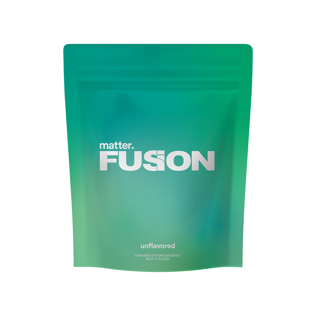 Photograph of product: Matter | Fusion Dissolvable Powder | TH-oui:CBD 1:1 | Pouch |  100mg