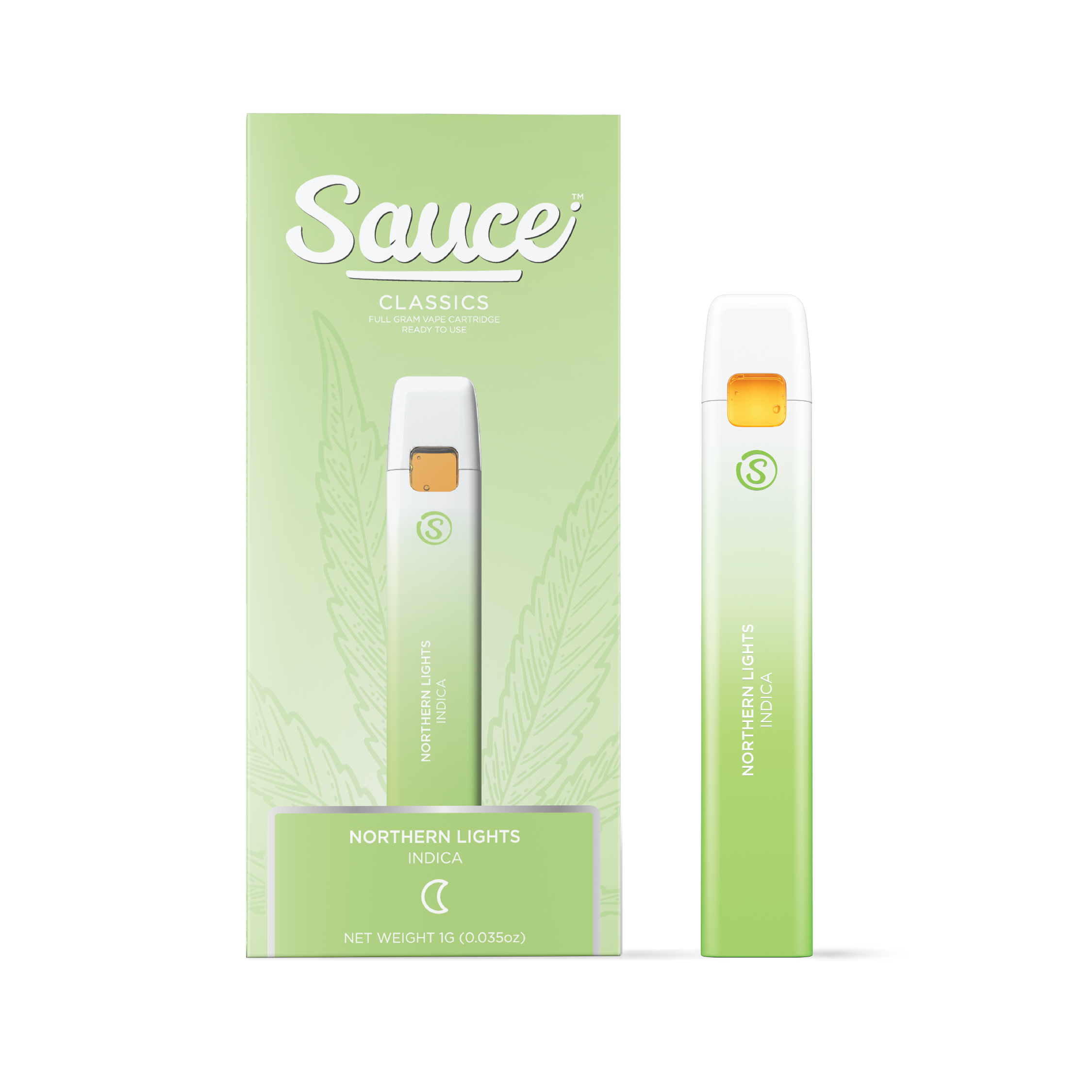 Photograph of product: Sauce - 1000mg Classic Disposable (I) - - Northern Lights