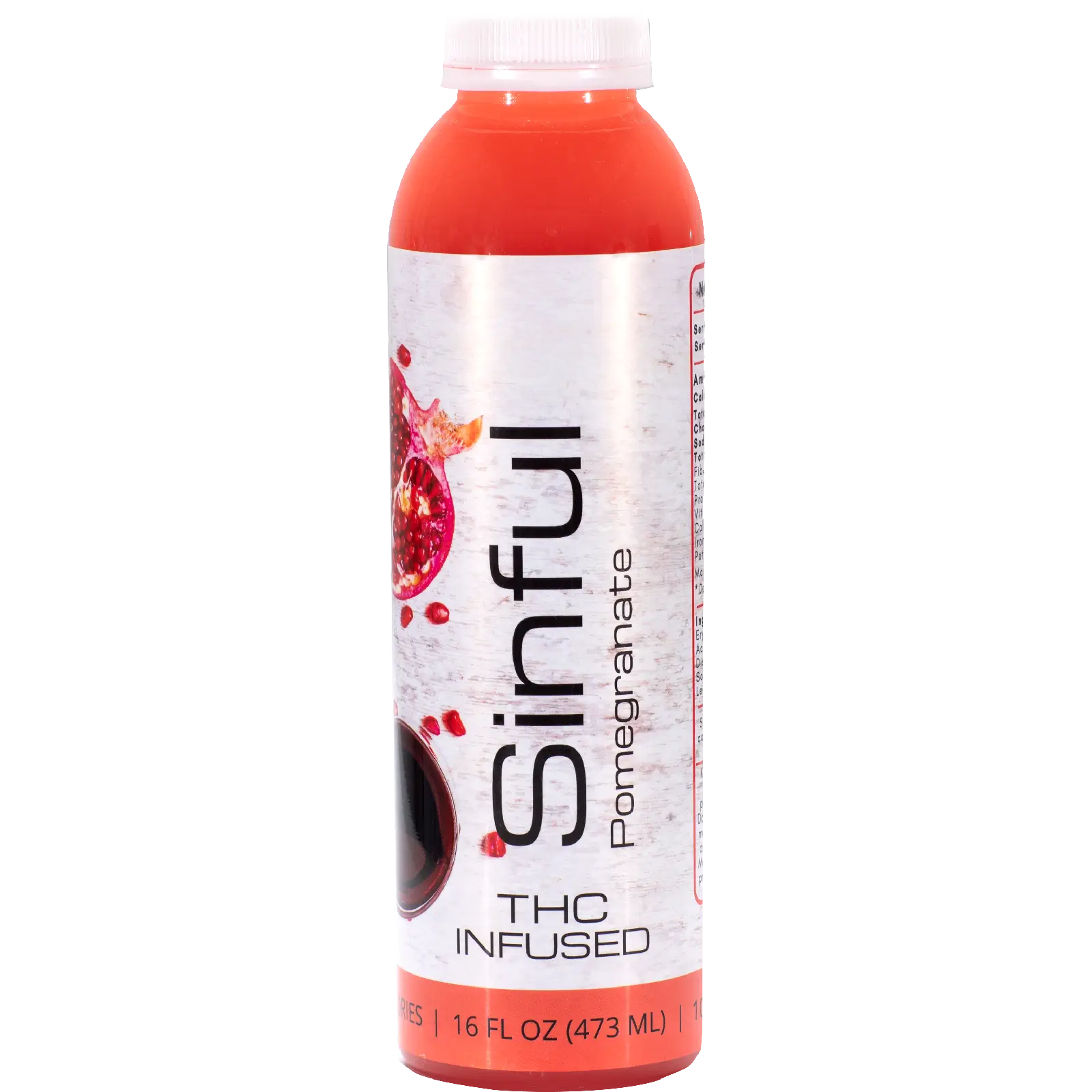 Photograph of product: Sinful Pomegranate 100mg Drink