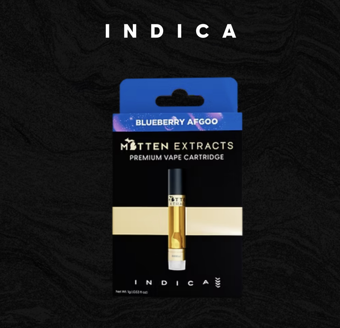 Photograph of product: AU Mitten: Blueberry Afgoo Cart (I)