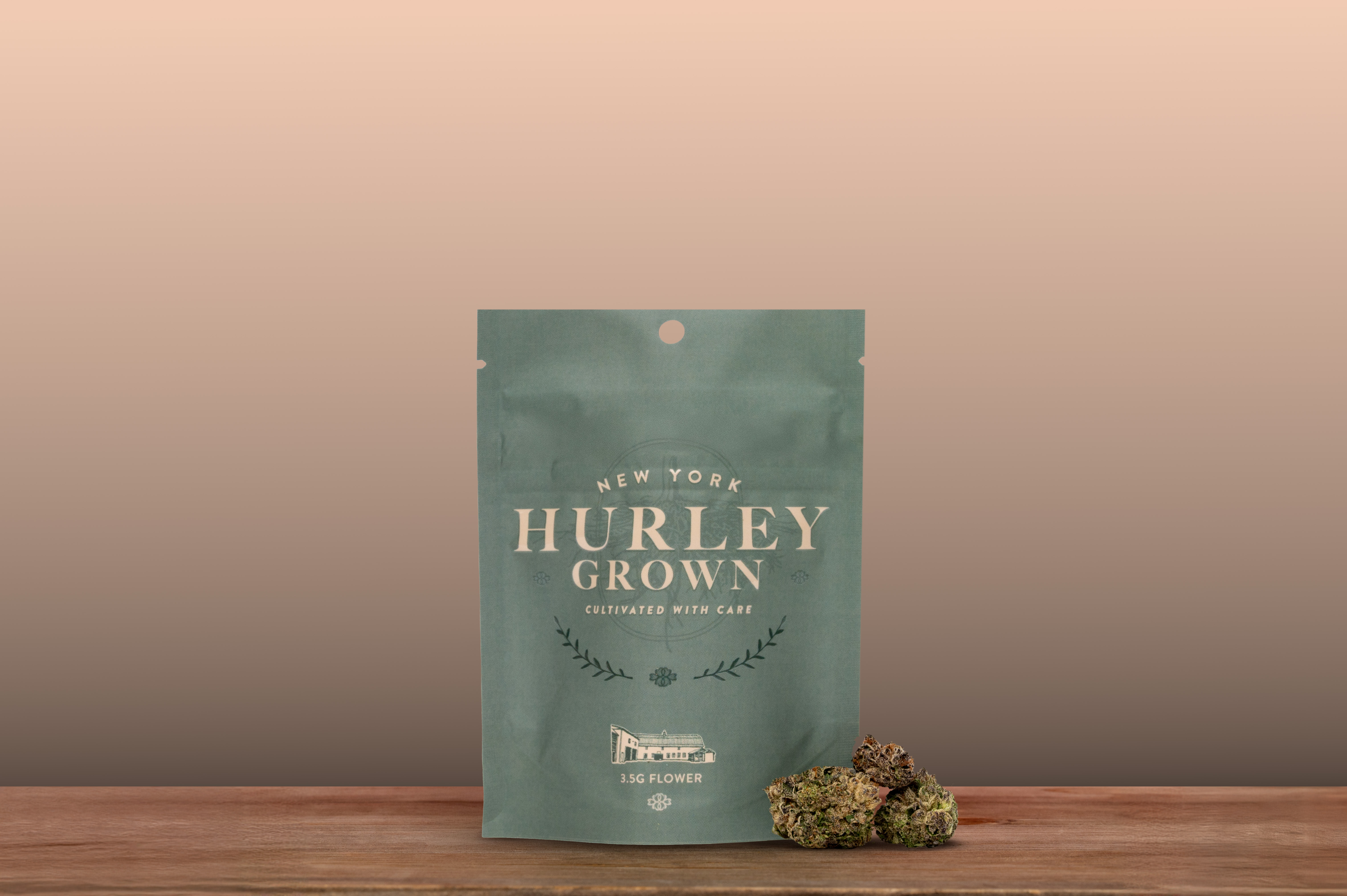 Photograph of product: Hurley Grown | White Runtz flower, bag 3.5g