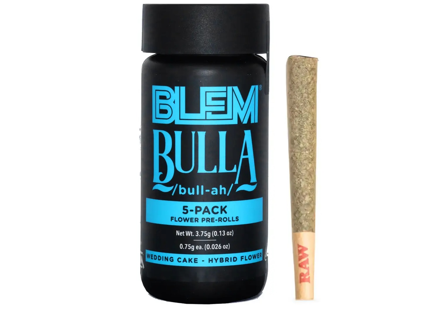 Photograph of product: BLEM - Bulla (Hybrid) 5pk Preroll (3.75g)