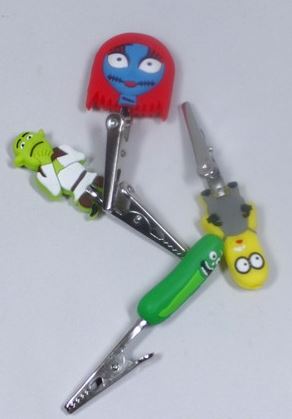 Photograph of product: Metal Roach Clip | Assorted Colors and Designs