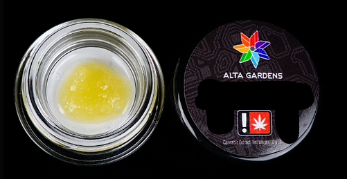 Photograph of product: Alta - 1G CR - Blueberry OG Hybrid Extract