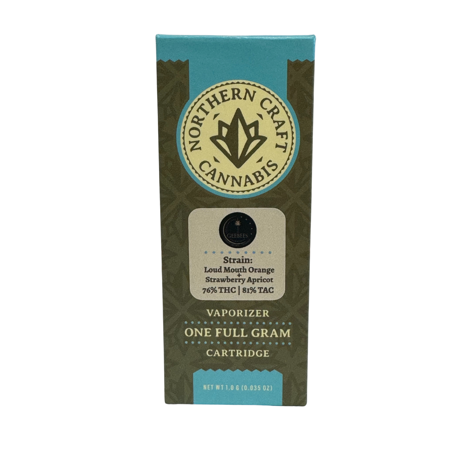 Photograph of Product: CO2 Vape Cartridge - 1g | Geebees | Loud Mouth Orange