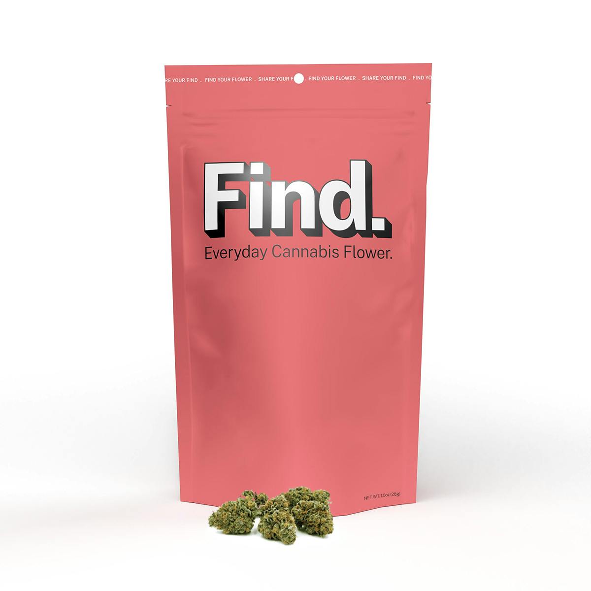 Photograph of product: Find | Purple Carnival "Mixed Buds" | Oui'd | Flower | 1oz